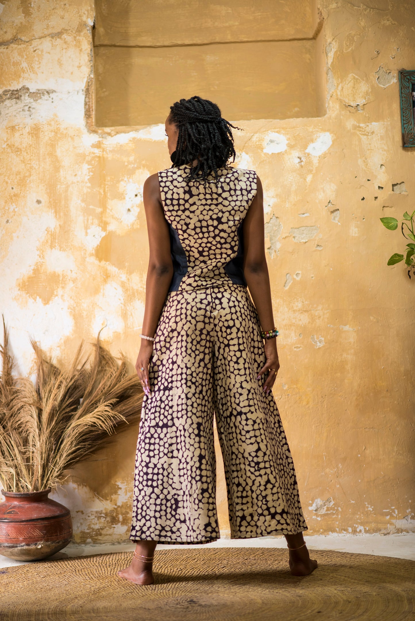 PANT SITAKI - sand dots