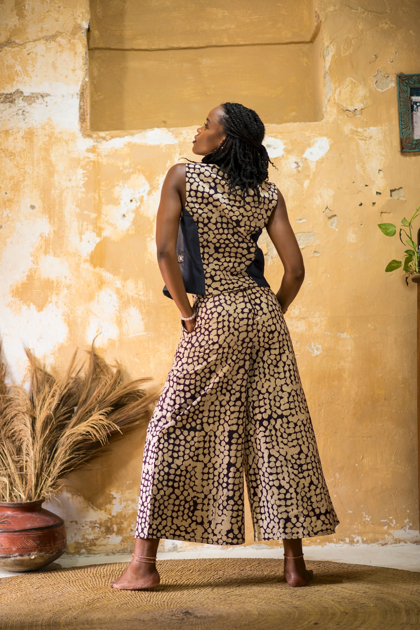 PANT SITAKI - sand dots