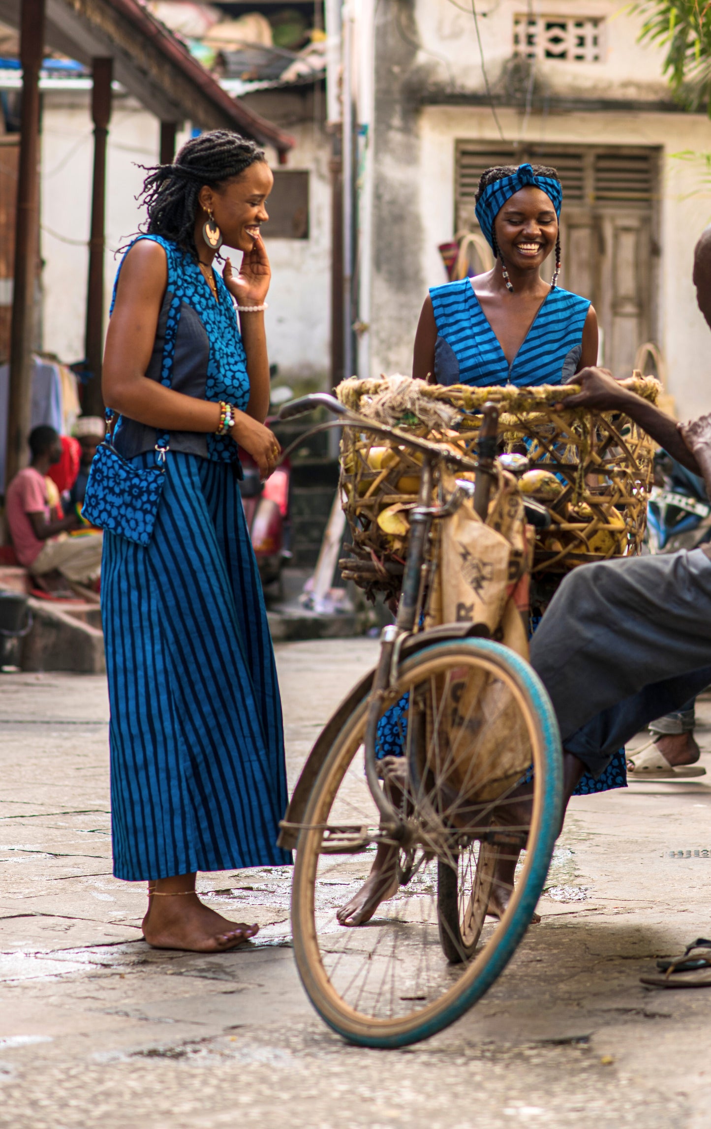 PANT SITAKI - blue stripes