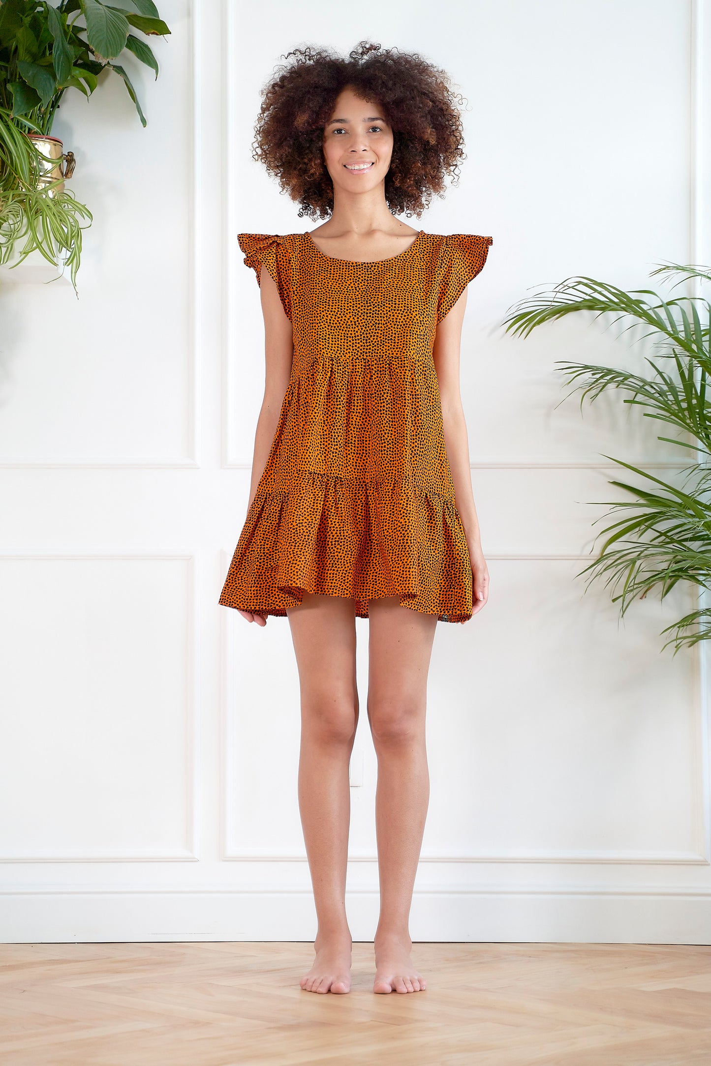 Vestito Layla_Pantera Arancio