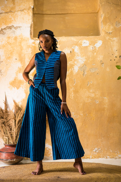 PANT SITAKI - blue stripes