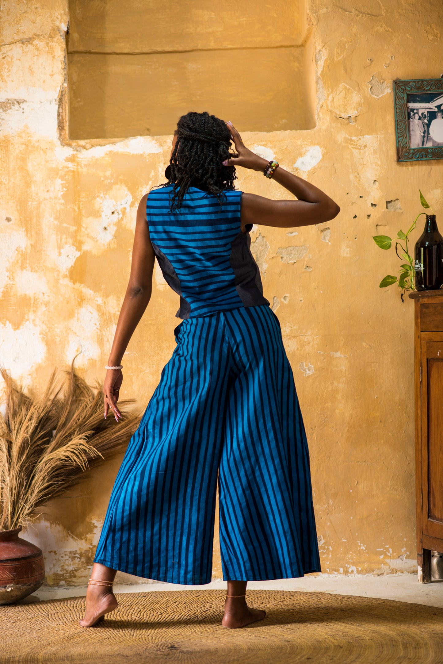 PANT SITAKI - blue stripes